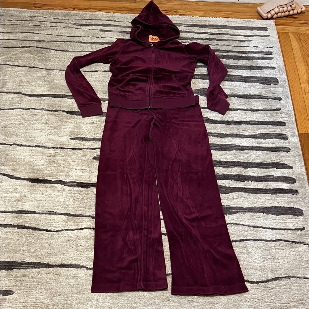 Juicy Couture Purple Hooded Tracksuit